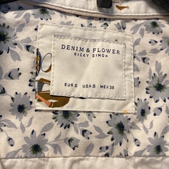 NWT Denim & Flower Dad Grilling Button Down 100% Cotton - Picture 9 of 14